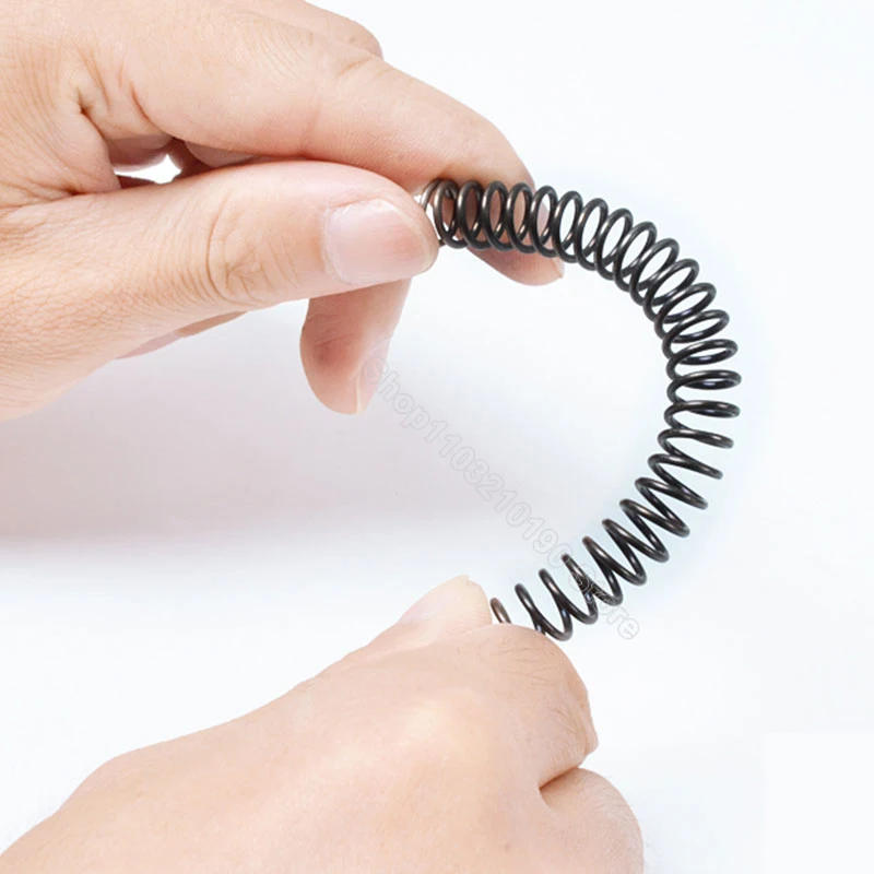 Черная стальная пружина давления длина 305 мм