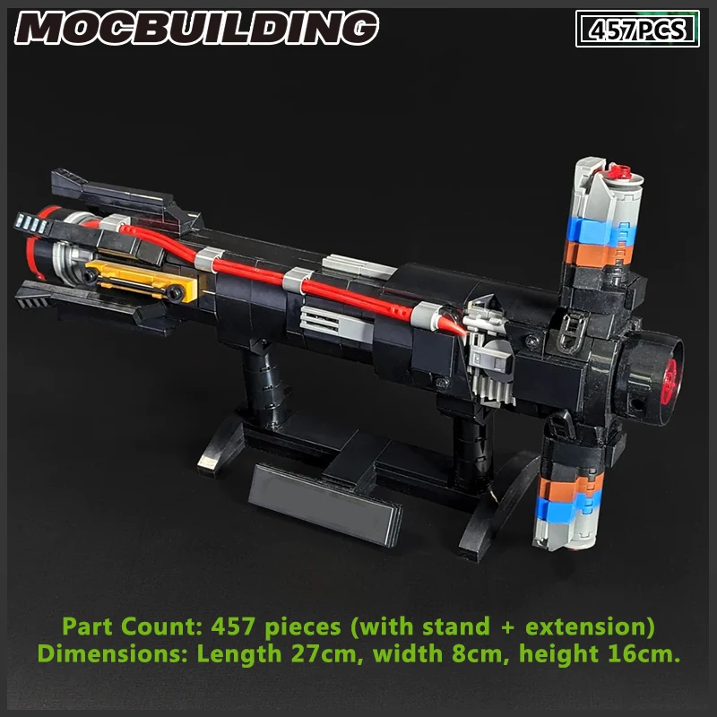 Строительные блоки MOC световой меч модель темного меча сборные игрушки сделай