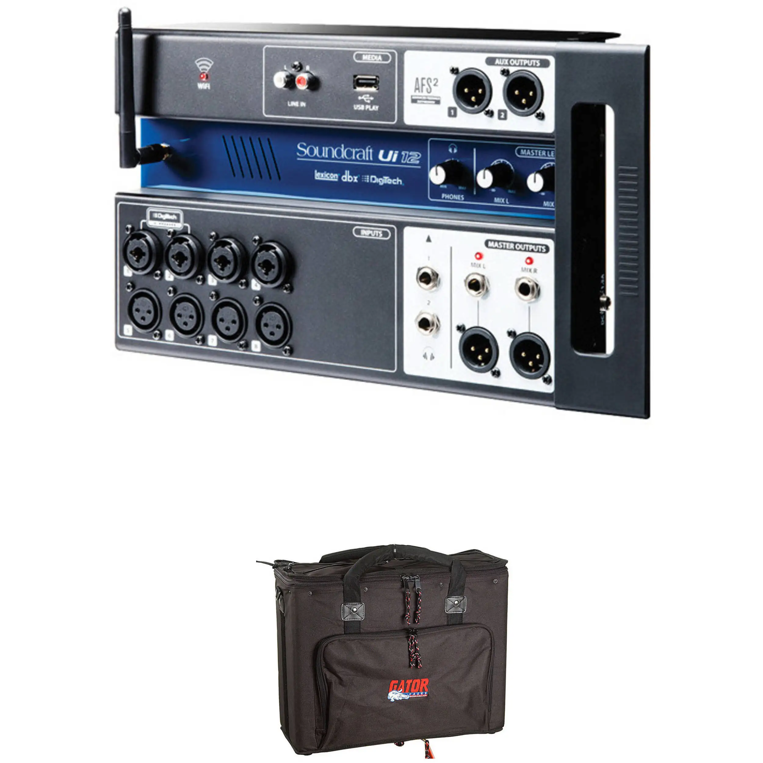

Summer Discount Sales Soundcraft Ui12 12-channel Remote-controlled Digital Mixer