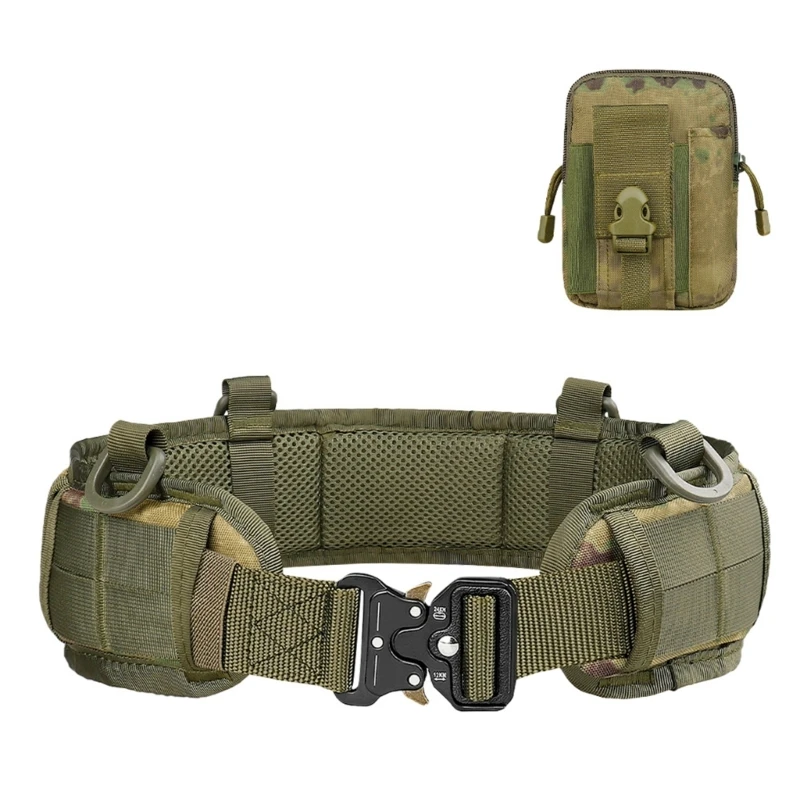 

Тактический военный армейский поясной ремень для страйкбола Регулируемая быстросъемная Пряжка уличные охотничьи утолщенные широкие талии
