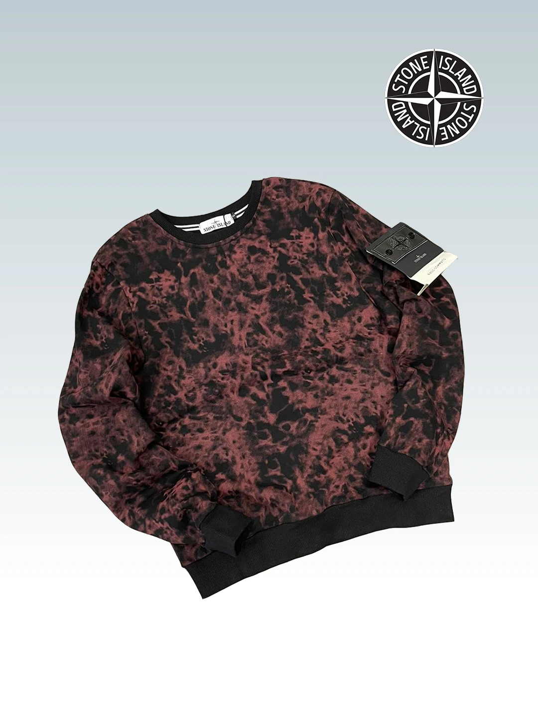 Свитшот Stone island red camo