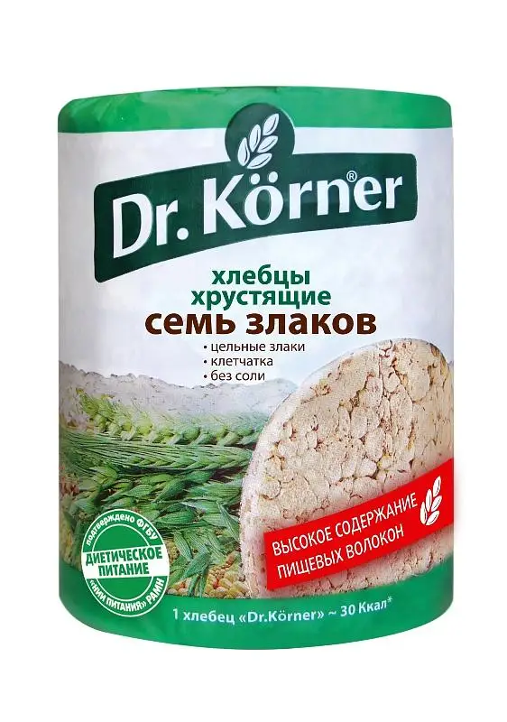 Хлебцы Dr. Korner 7 злаков 100