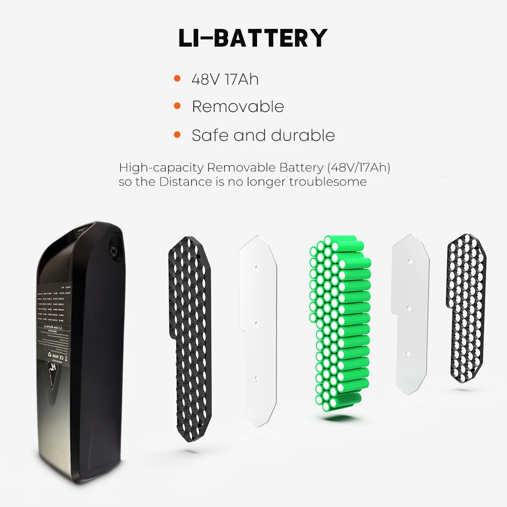 Shengmilo M90 Electric Bicycle 500W e bike men's Mountain bike 29 inch Adult Electric bike Off-road Bike 48V17Ah City Ebike