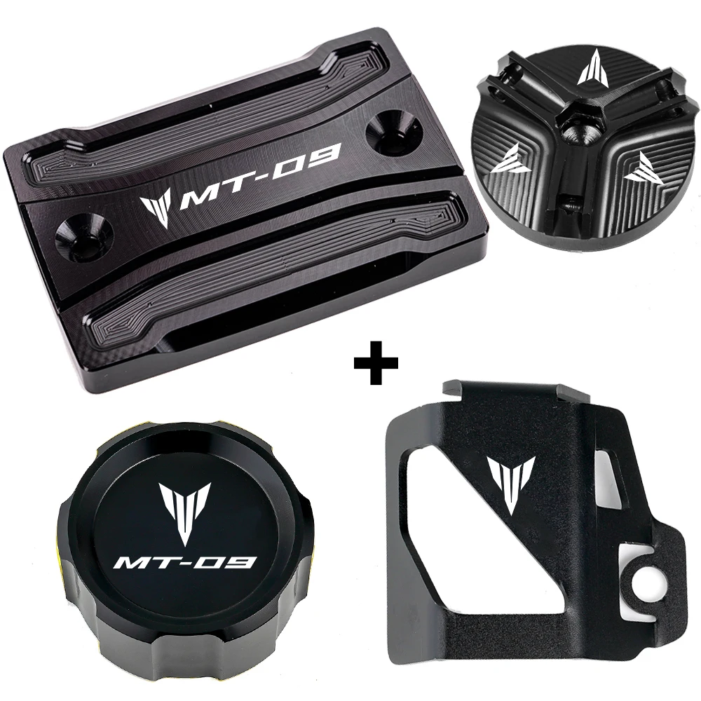 

Для Yamaha MT09 MT-09 MT 09 Tracer 900GT FZ09 2014-2020 Крышка Резервуара передней и задней тормозной жидкости Мотоцикла защитная крышка наполнителя масла