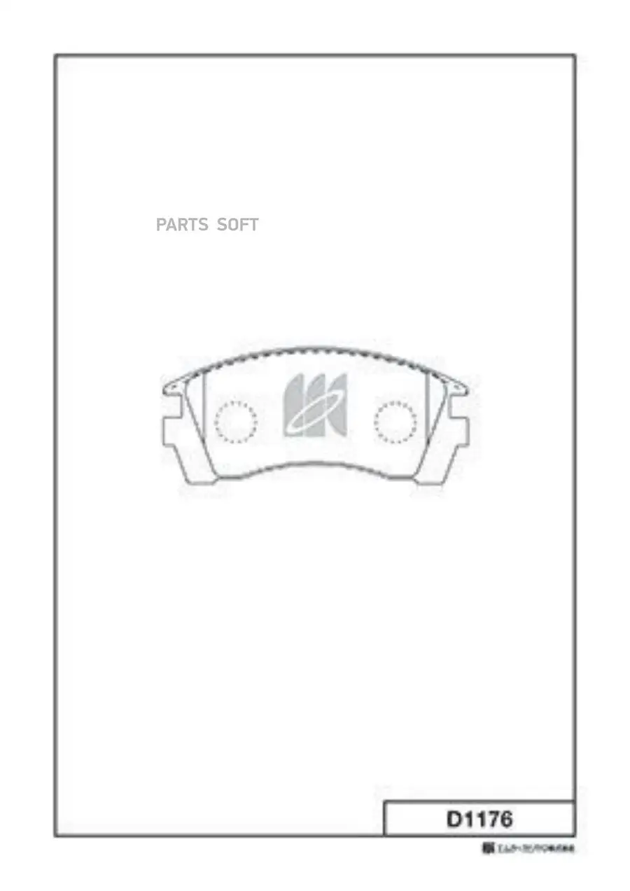 KASHIYAMA D1176 Колодки тормозные передние
