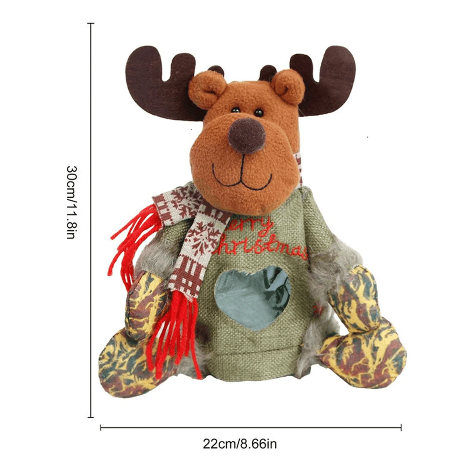 Прозрачный пакет для яблок на молнии - Рождественский подарок пожилым людям