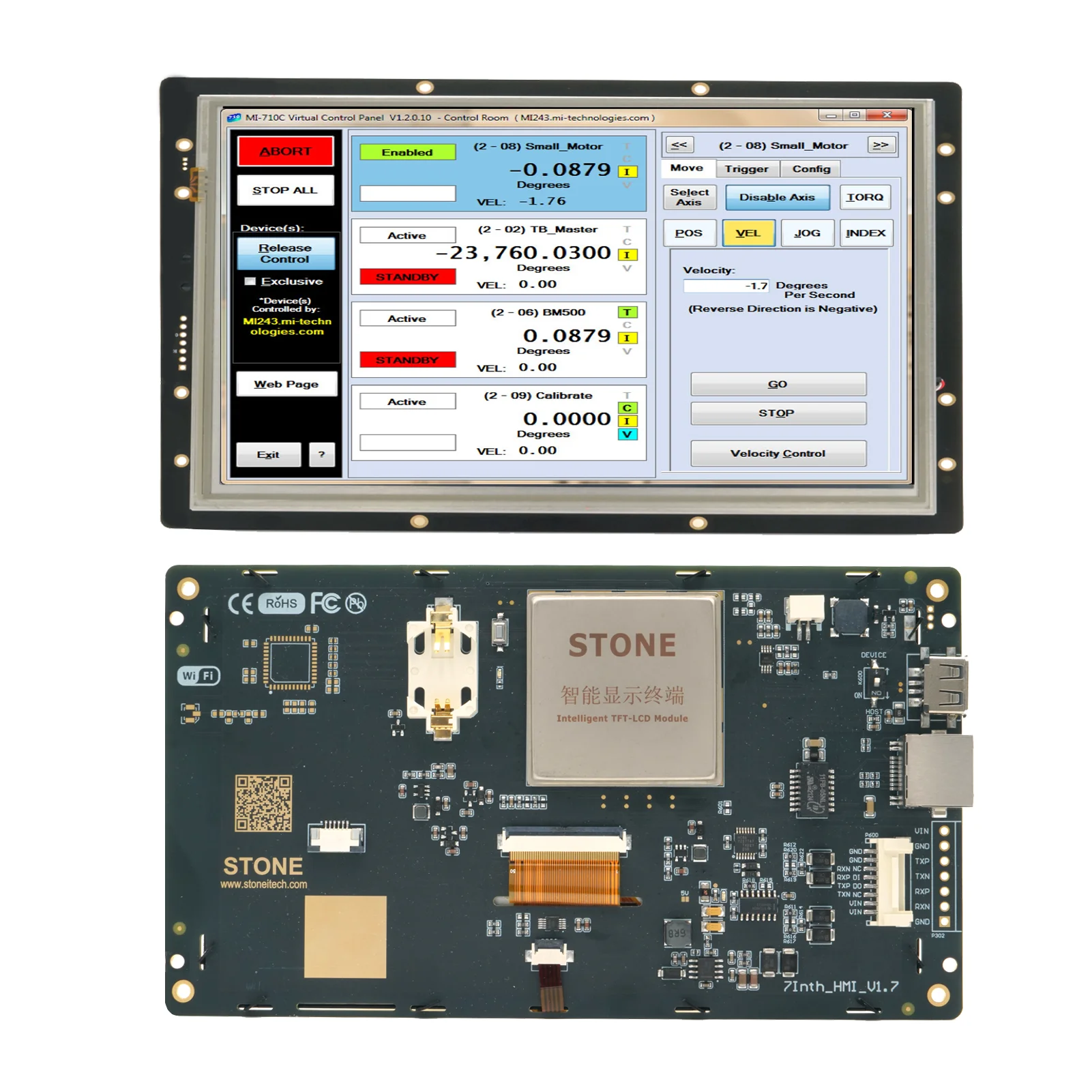 3.5 to 10.4 HMI TFT Module with UART Interface + Controller + Develop Software for Arduino Raspberry pi ESP32 ESP8266 STM32