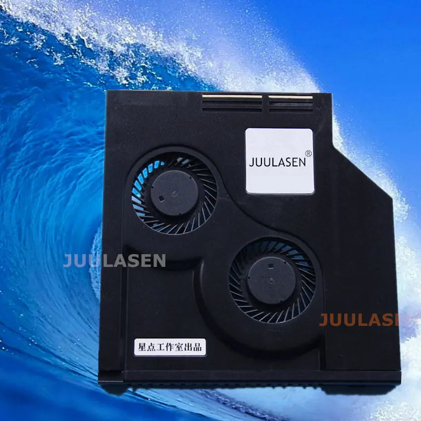 

JUULASEN 12.7mm Laptops Notebook Optical CD ROM Drive Modified Cooling Down SATA Quiet Adjustable Speed Turbo Fans Radiator