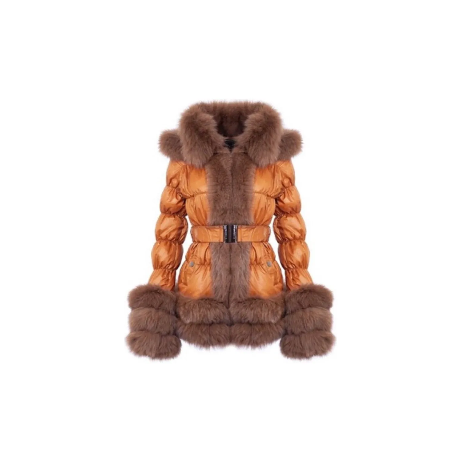 Пальто с поясом