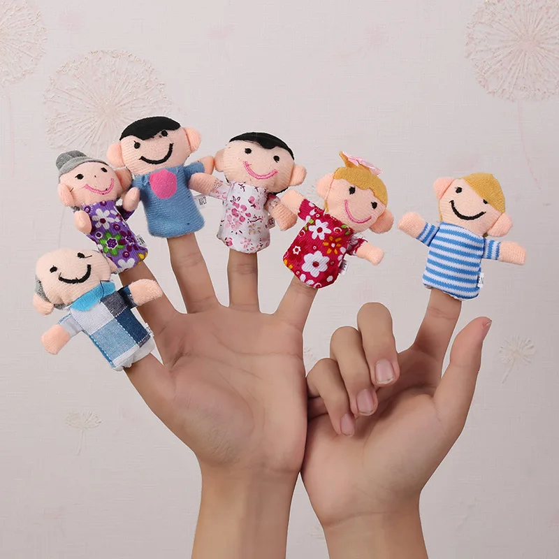 

Finger Puppets Animal Puppets Children Storytelling Props Baby Bed Stories Helper Doll Set of 10 Soft Plush Kids Educational Toy