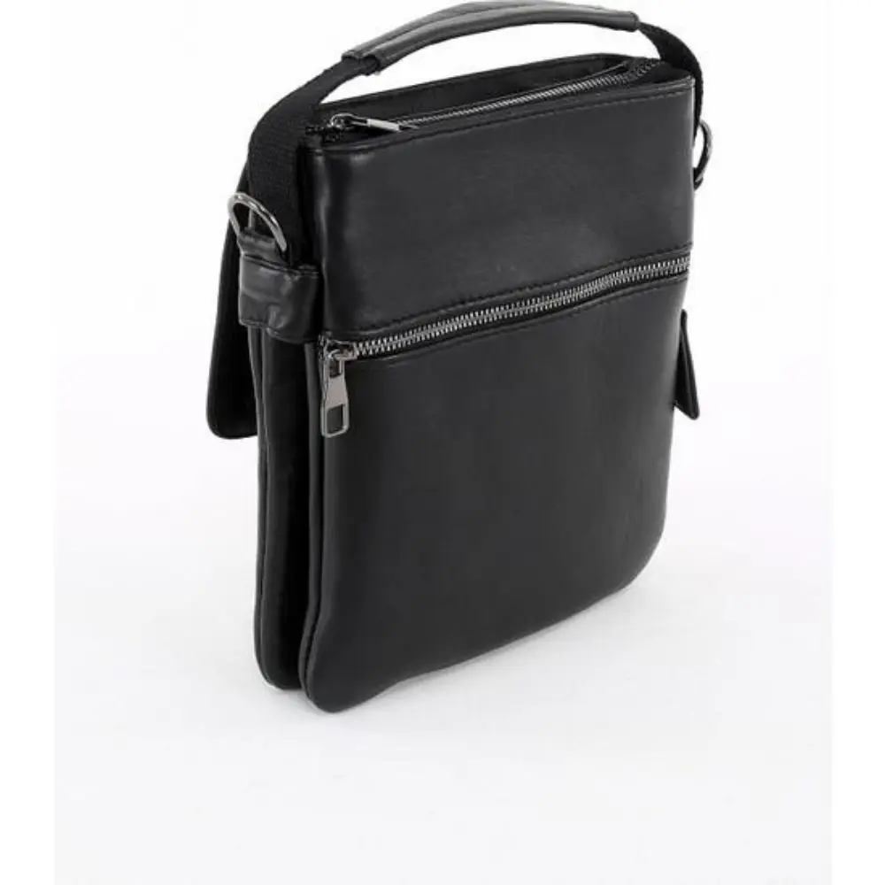 Genuine Leather Tobacco Men's Hand and Shoulder Bag