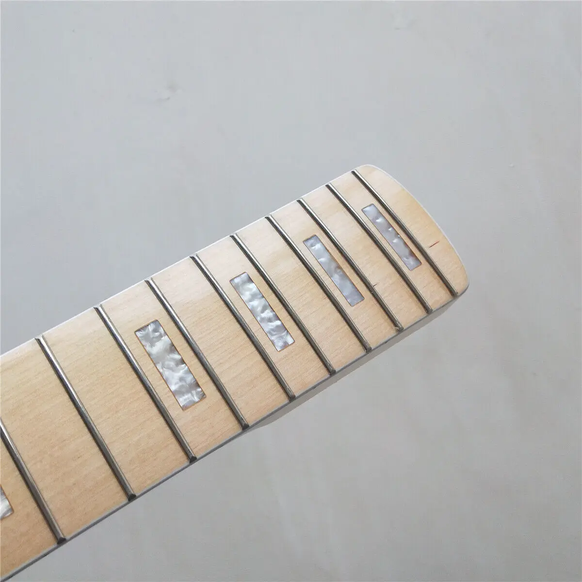 21 Fret 75mm Heel width 5 String Maple Bass Guitar Neck Maple Fingerboard inlay New Replacement enlarge