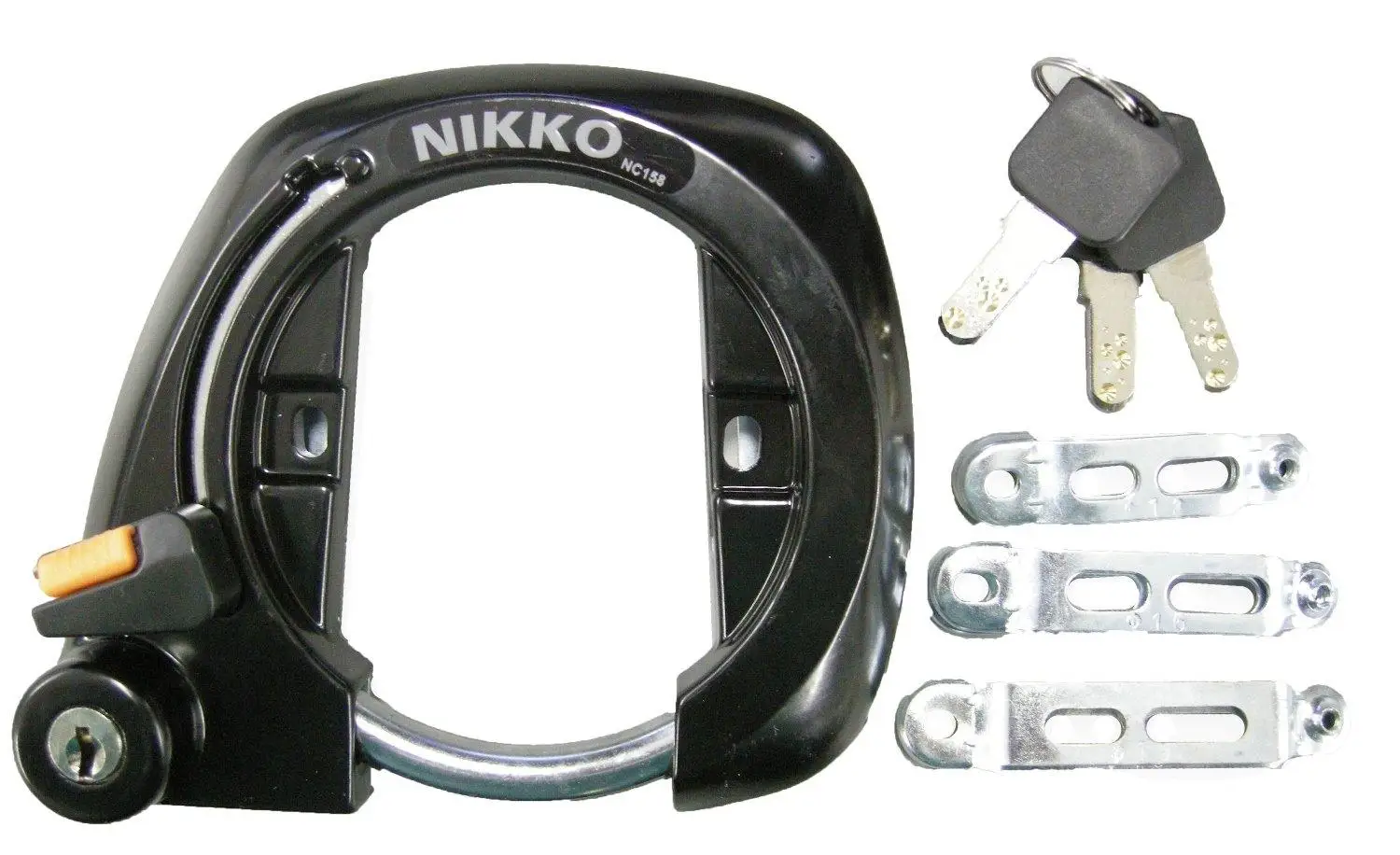 Кольцевой замок Nikko с углублениями NC158 BK черный