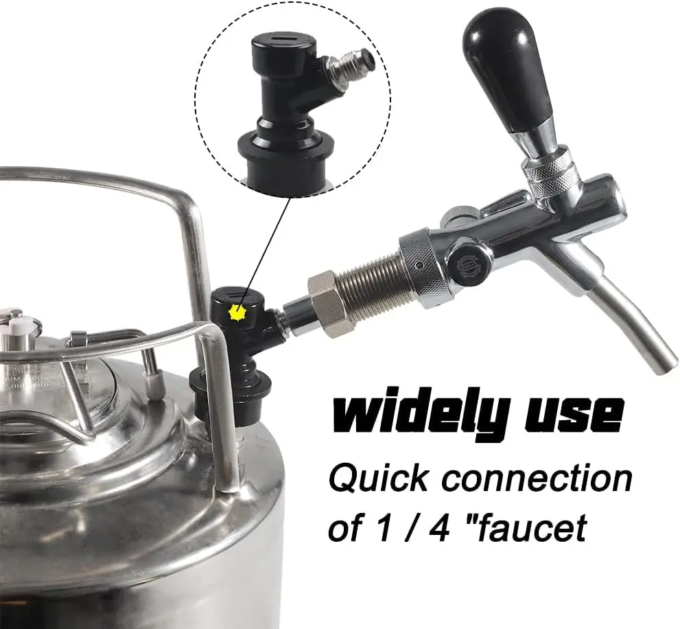 MUGLIO Corny бочонок шариковый замок MFL газовый и жидкий пивной набор быстроразъемных