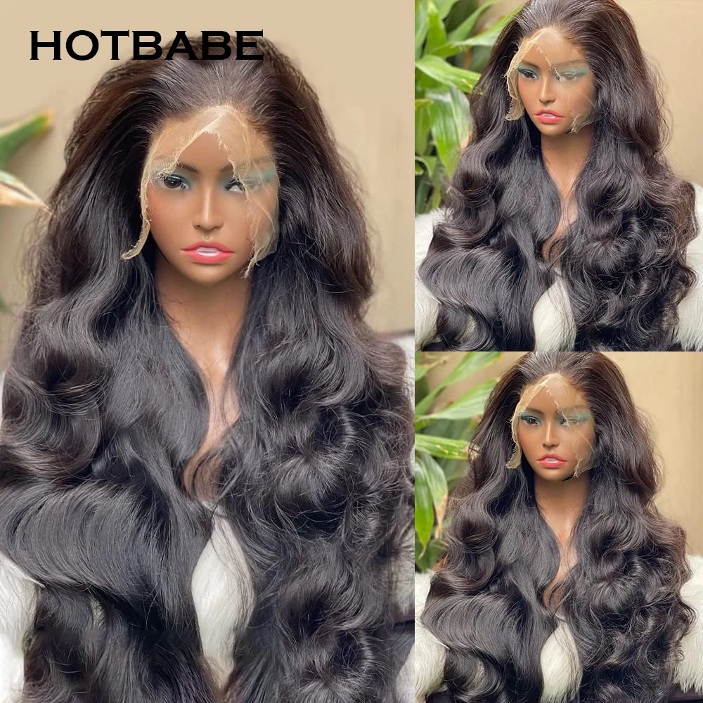 250 Density 360 Full Lace Wig Body Wave 13x4 HD Transparent Lace Frontal Human Hair Wigs Brazilian Pre Plucked Lace Closure Wig