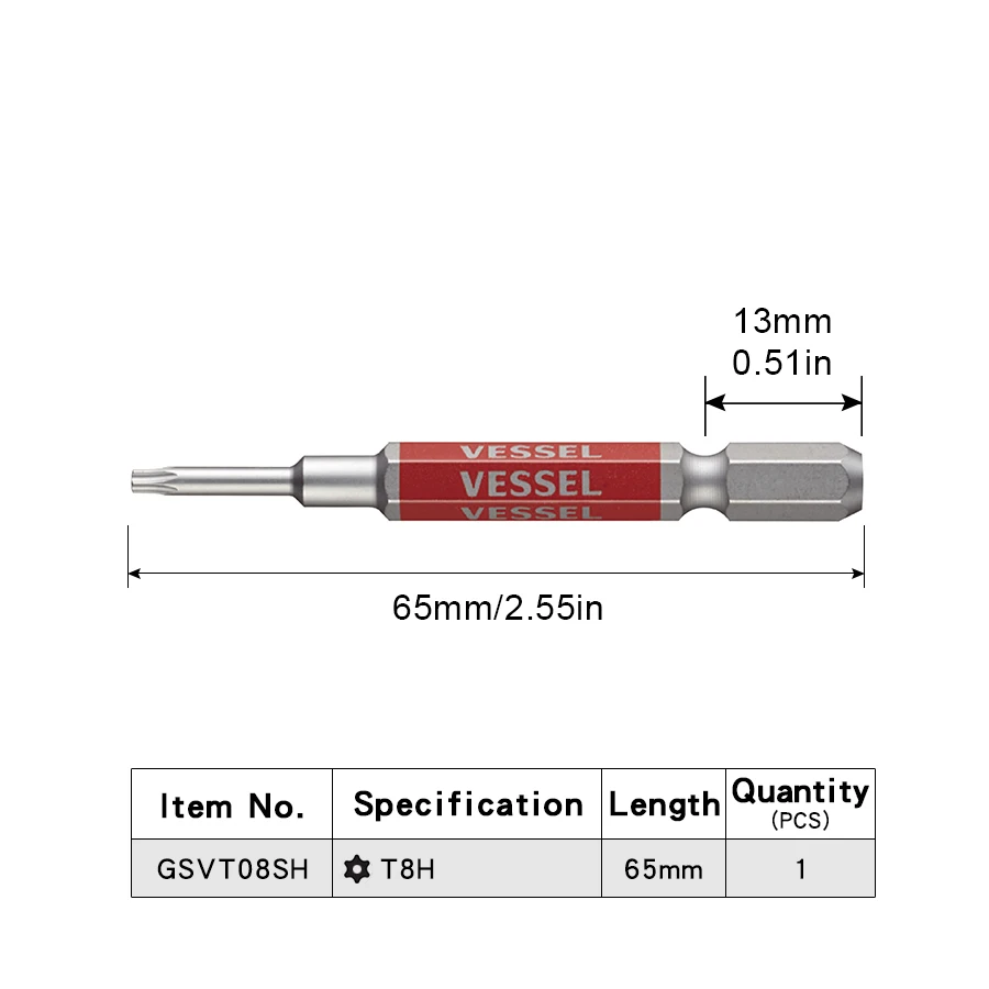 

Набор отверток Kooliwei GSVT Series 1/4'' Hex