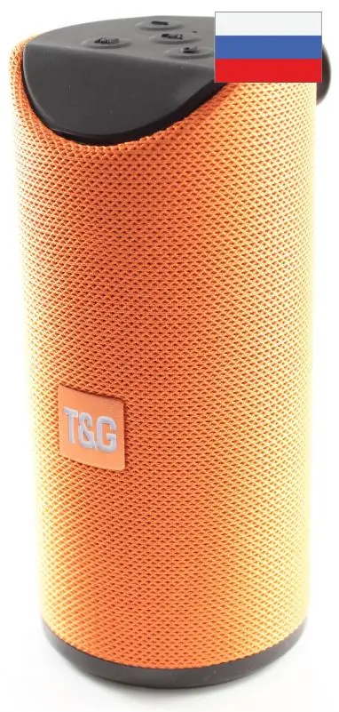 Bluetooth портативная акустика TG113 Оранжевая (micro SD USB FM) |