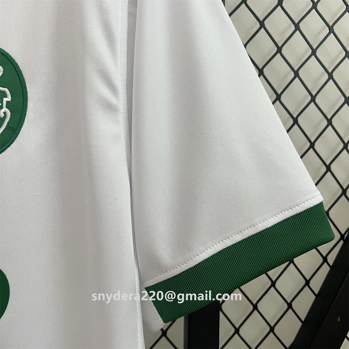 2024/25 Мужская белая быстросохнущая одежда Lisbon Away тренировочная футбольная