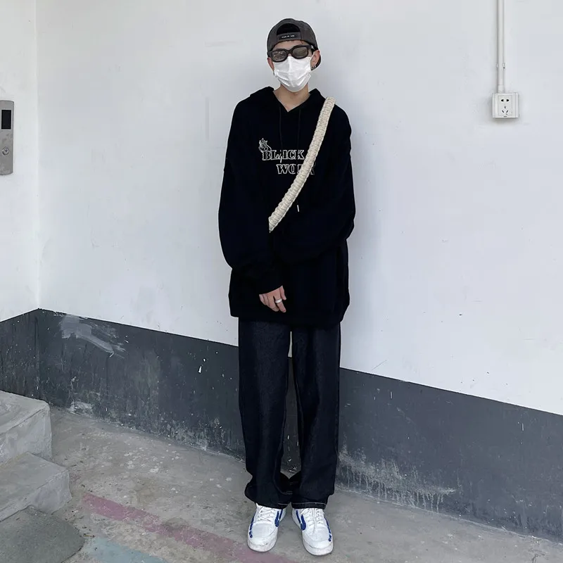 Men's Skull Jeans Y2k Baggy Pants Streetwear Hip Hop Man Printed Trendyol Black Skeleton Trousers Woman Print Casual Vintage