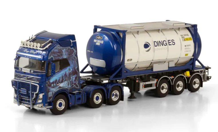 

WSI 1:50 FH4 XL 6X2 Tank модель грузовика-контейнеровоза INGO DINGES Q102