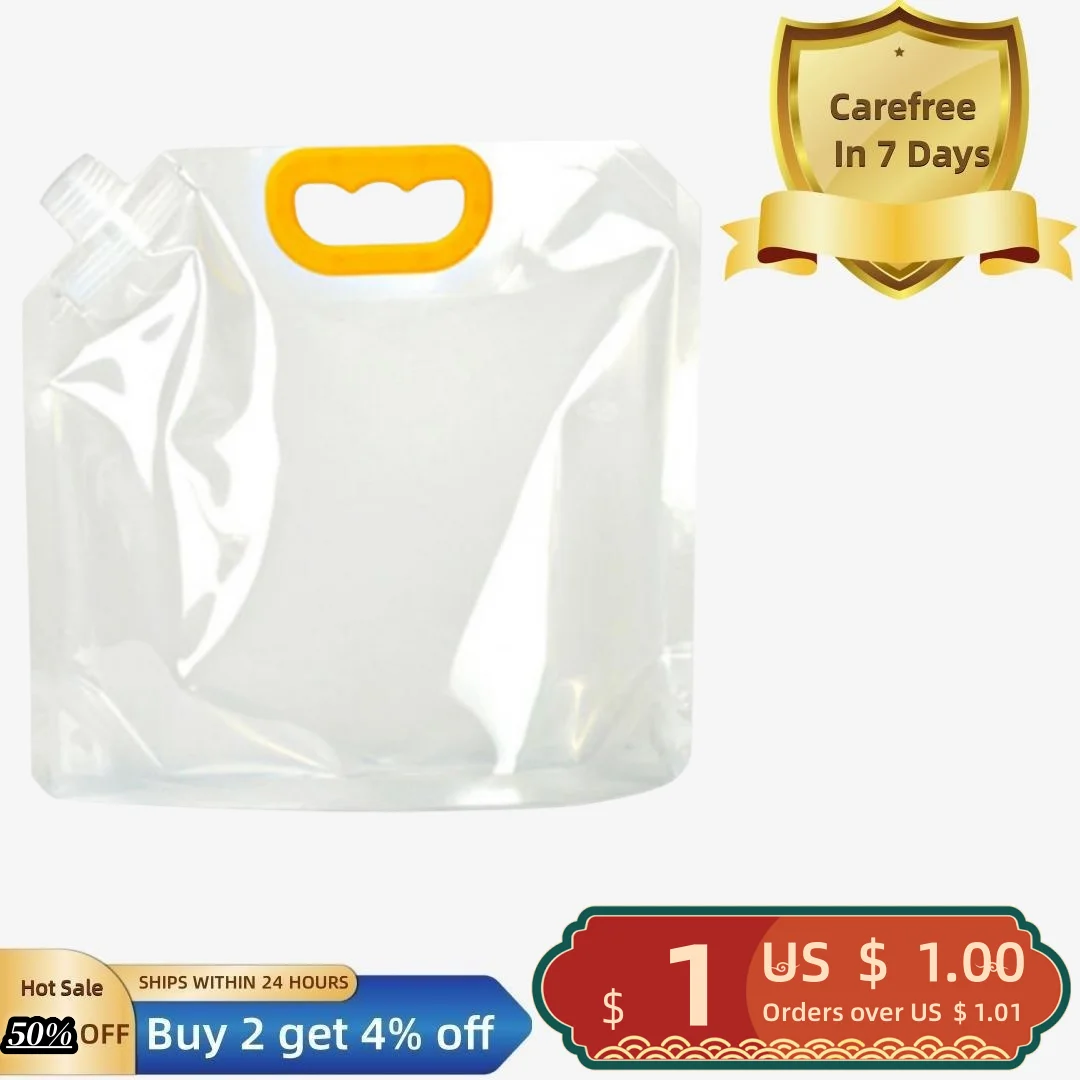 

5Pcs Food Packaging Bags Large Diameter Moisture-proof Spout Design Thickened Reusable Fresh-keeping Grain Storage Bags for Home