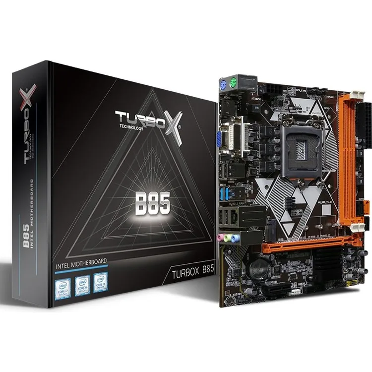 Turbox Рабочая группа B85(H81) Sata M2 DDR3 1600 МГц Usb 3.0 Vga Hdmi аудио Lan 1150P 4.Материнская плата Gen Turbox Рабочая группа B85(H81) Sata M2 DDR3 1600 МГц Usb 3.0 Vga Hdmi аудио Lan 1150P 4.Материнская плата Gen