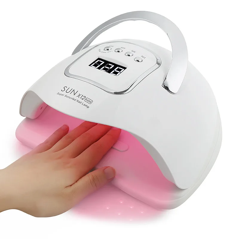 X11 MAX SUN Nail Dryer Machine УФ-светодиодная лампа для сушки гель-лака ногтей с нижним