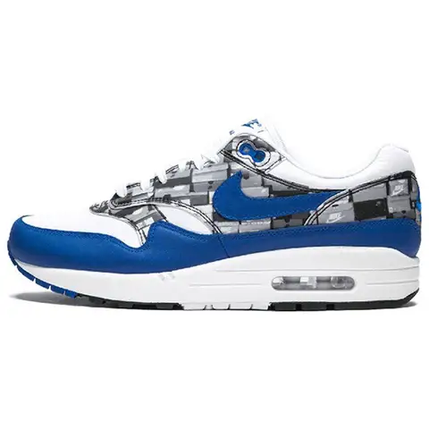 Atmos x Air Max 1 Мы любим кроссовки Nike Унисекс сине-белая игра-Royal AQ0927-100