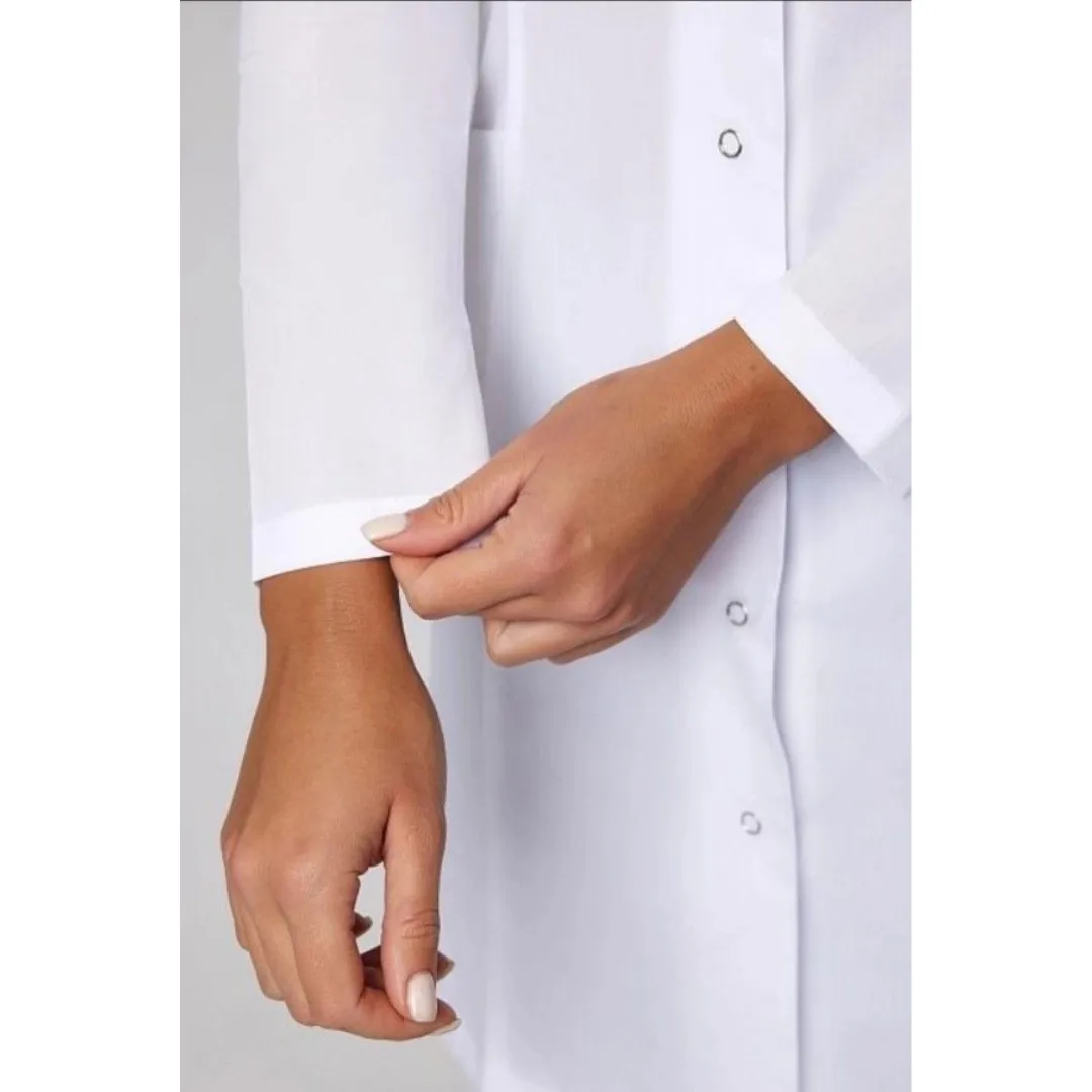 Халат женский 202 Ultra длинный рукав белый 40