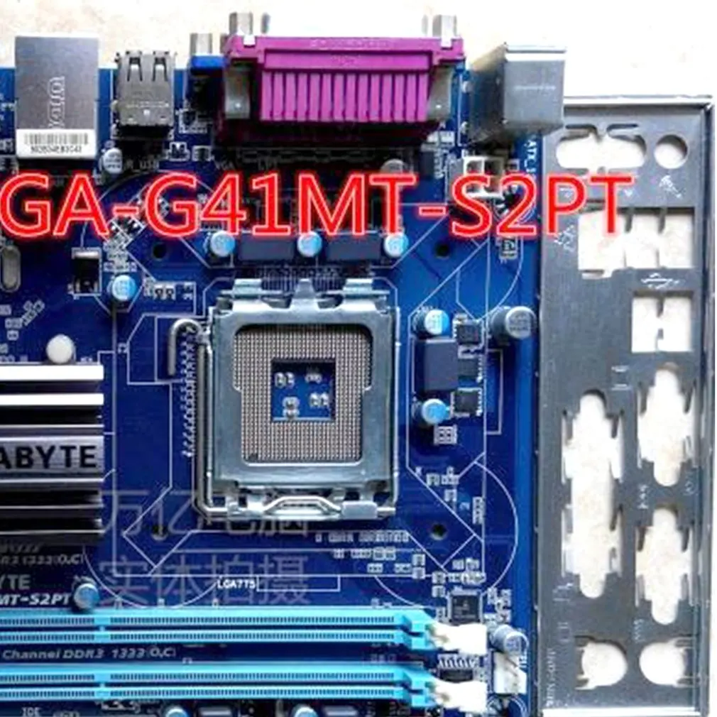 Оригинальная материнская плата GA-G41MT-S2/S2P/S2PT ПК 1 5 в DDR3 разъем DIMM 775 десктопная