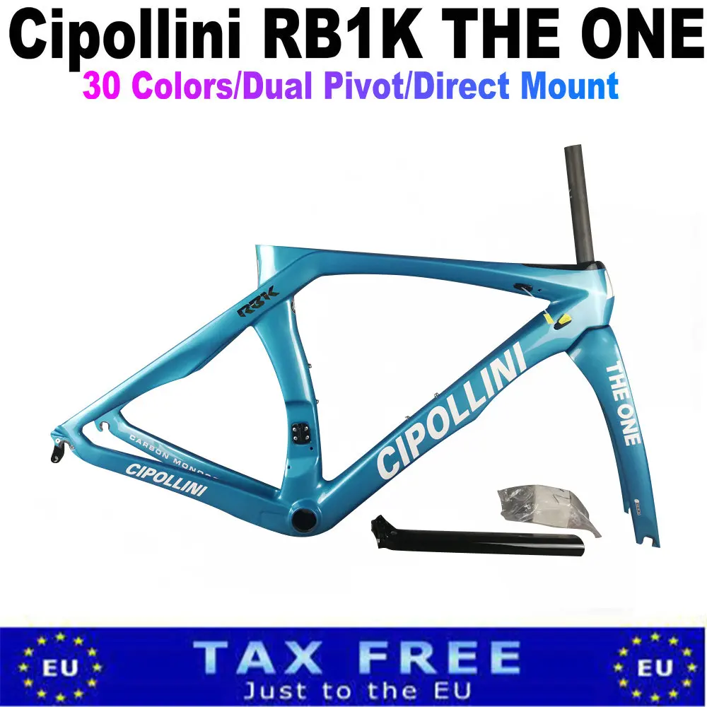 Marco de carbono para bicicleta de carretera, marco brillante de 30 colores Mcipollini RB1k The One, UPS DPD