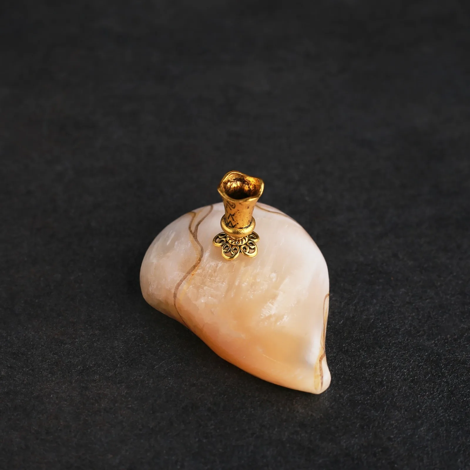 Подсвечник 2 'Церковный' листок селенит (комплект из 3 шт)