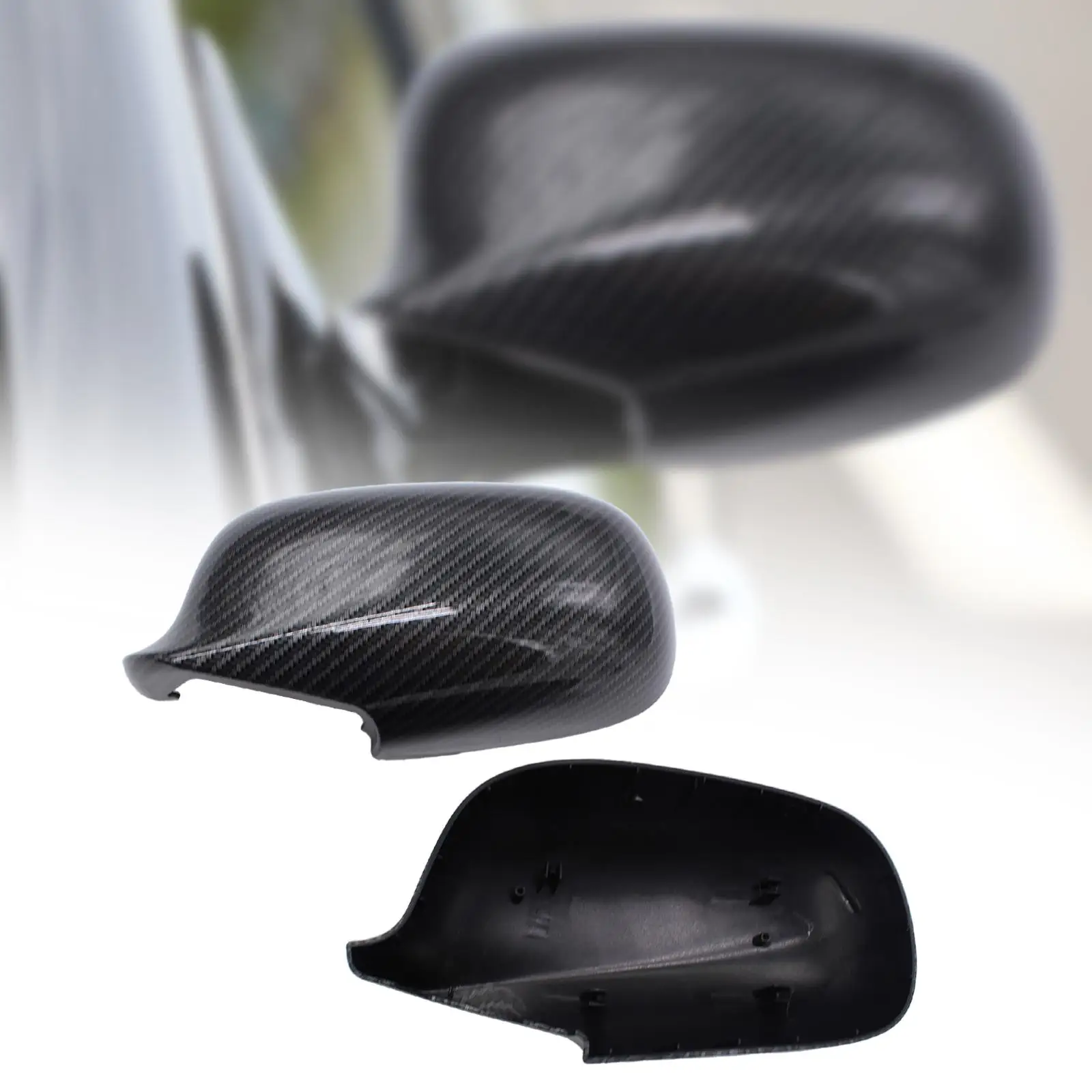 

Колпачки для боковых зеркал автомобиля, 2 шт., 12797722, 12797723, запчасти для автомобиля, простые в установке корпуса для дверного зеркала Saab 9-3