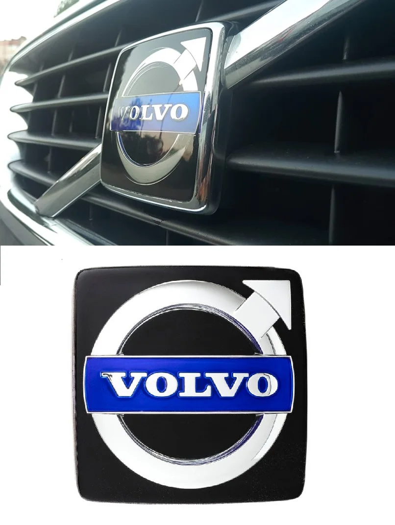Эмблема решетки Вольво/VOLVO C30 S40 S80 S80L V50 V70 XC70 75х75 мм ...