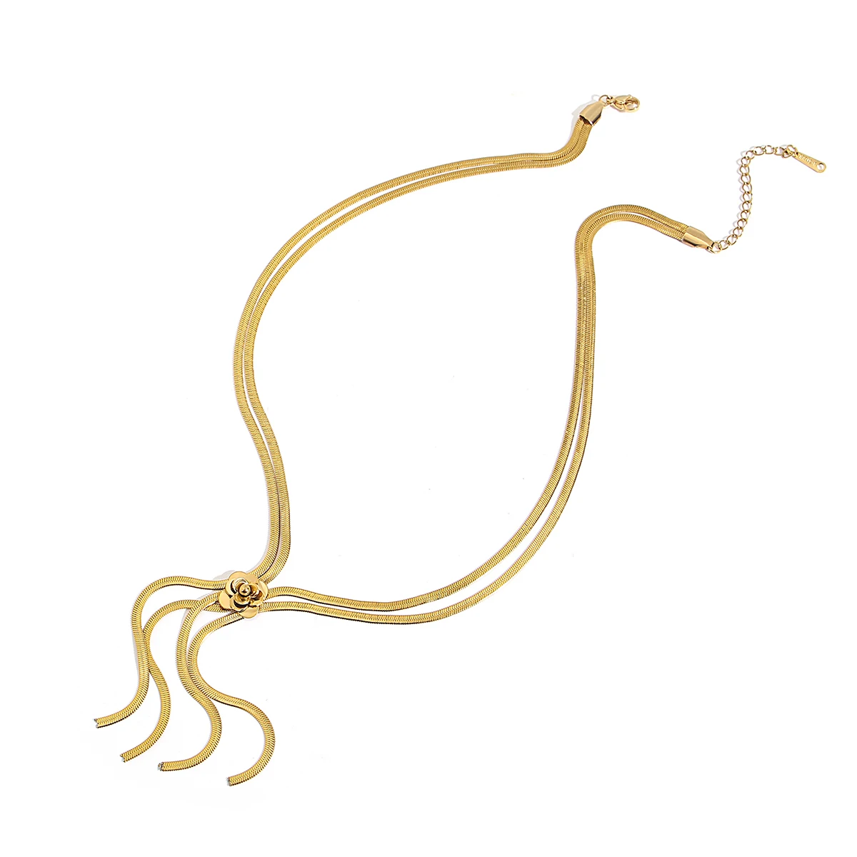 Трендовая многослойная цепочка Greatera из нержавеющей стали чокер для женщин