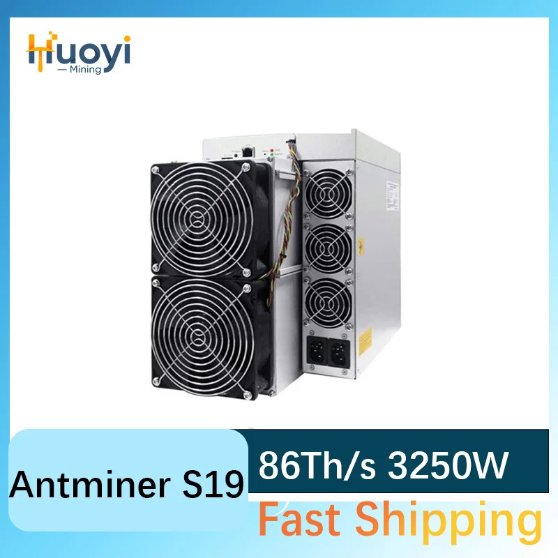 

Bitcoin Asic Miner New Antminer S19 86T Miner Blockchain Bitcoin Mining Machine BTC Crypto Mining Rig