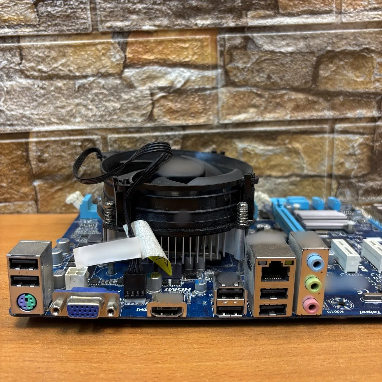 Материнская плата GA-H61M-DS2H H61 LGA 1155 + G620 + Кулер, Б/У ...