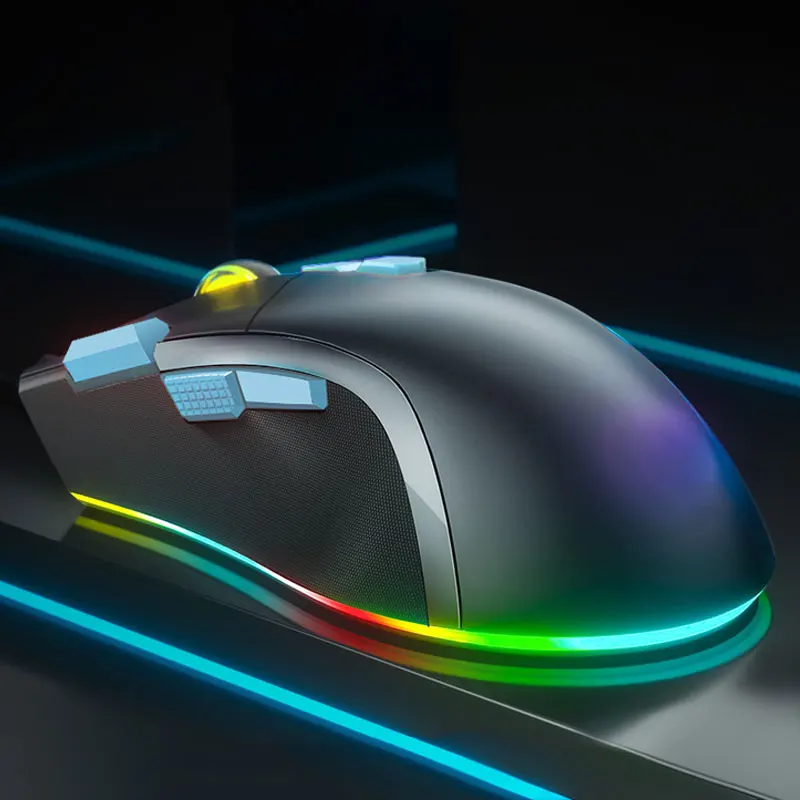 Проводная мышь M10 SUNSONNY игры и навыки специальная RGB светоизлучающая
