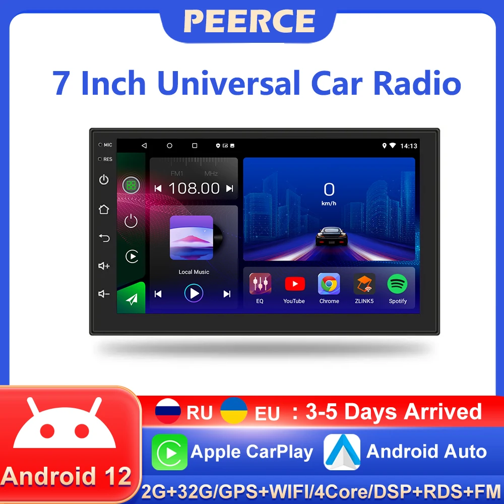 

PEERCE For Universal For Volkswagen For Nissan For Hyundai For Kia For Toyota Car Video Player Navigation No 2din 2 din dvd