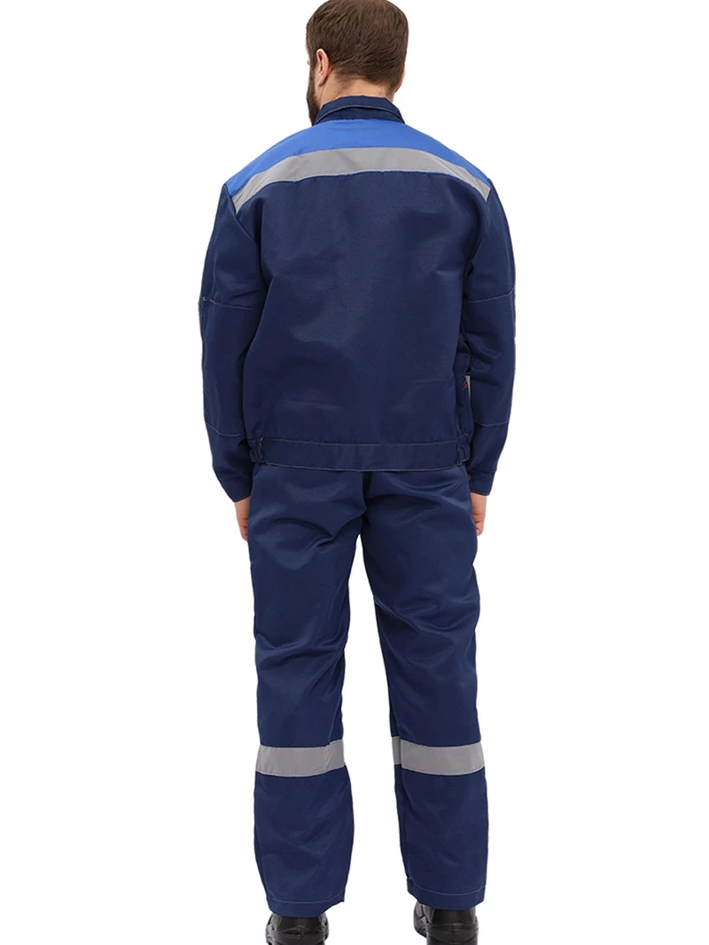 Рабочий костюм мужской &quotЛЕГИОН&quot куртка/полукомбинезон Т.СИНИЙ/ВАСИЛЁК