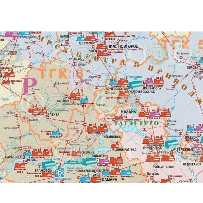 Карта электроэнергетика 9 класс география