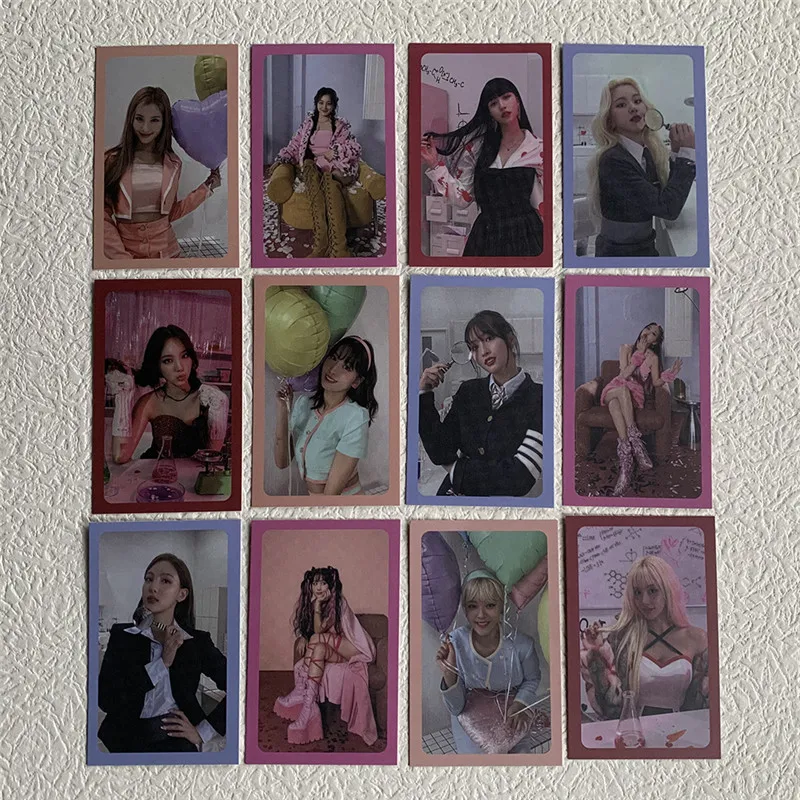 

KPOP TWICE Album FORMULA OF LOVE Photocard Single Sides Card Postcard Lim Na Yeon Yoo JungYeon Park Ji Hyo Fans Collection Gift