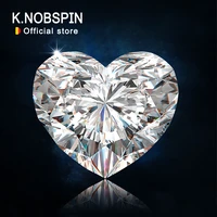 knobspin heart cut loose moissanite stones 0 1ct to 3ct gems d color vvs1 diamond with gra certificate jewelry wholesale