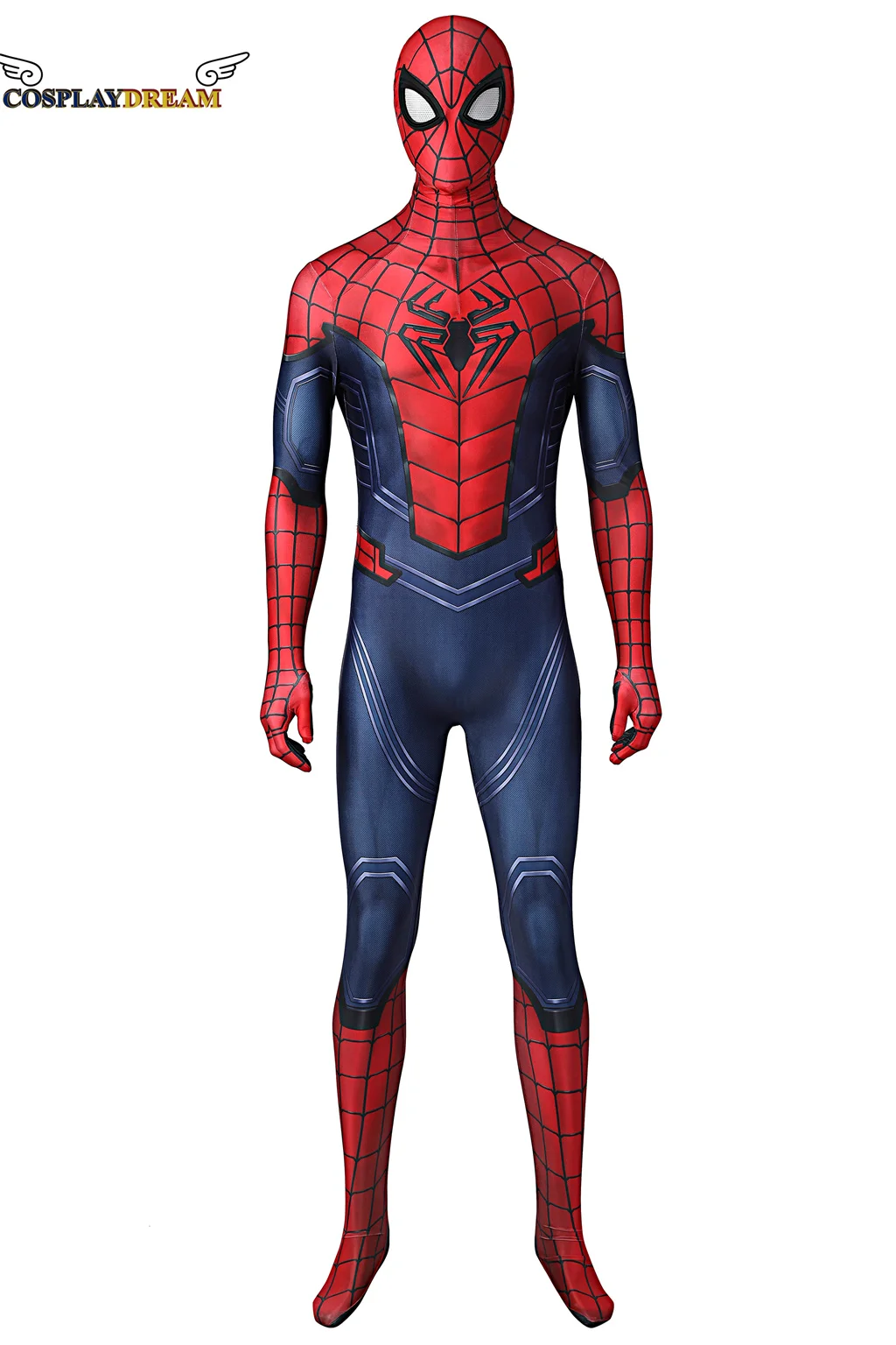 

Movie Superhero Peter Parker Cosplay Costume Stretchy Jumpsuit Fancy 3D Printed Zentai Bodysuit Halloween Carnival Suit