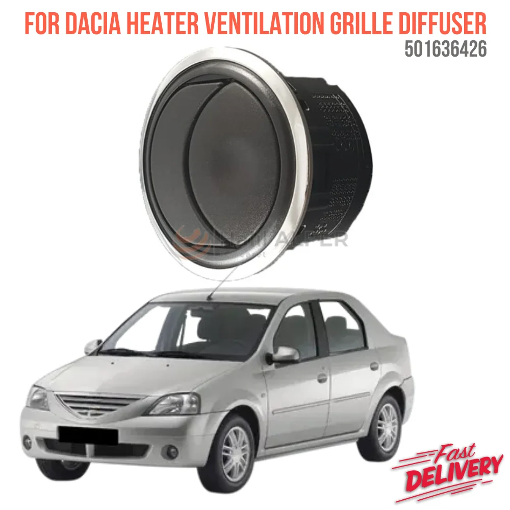 

For Dacia Sandero Logan Lodgy Heating Vent Grille Chrome Oem 687607138R Super quality, high satisfaction, reasonable price