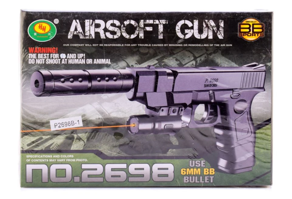 Заказать Пистолет С Глушителем Игрушечный