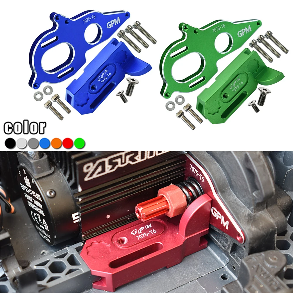 

Metal Motor Mount + central Gearbox Support Block AR320411/ARA311032 for ARRMA 1/10 GRANITE SENTON BIG ROCK VORTEKS KRATON 3S