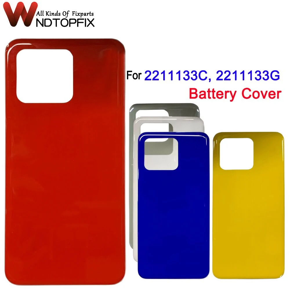 Крышка батарейного отсека 6 36 дюйма для Xiao mi 13 Задняя стеклянная панель 2211133C/2211133G