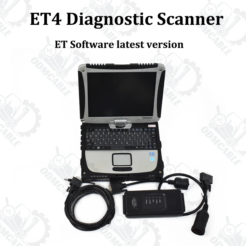 

CF19 laptop+ET4 Communication Adapter III comm 3 with ET diagnostic interface+sis software+Flash software for CAT diagnostic kit