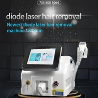 new lcd touch screen handle 3 wavelength 808nm 755nm 1064nm diode laser permanent hair removal machine salon beauty equipment